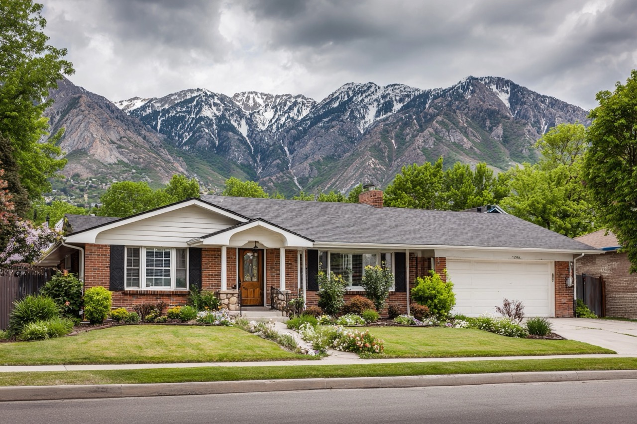 Family home in Salt Lake City Utah during divorce proceedings