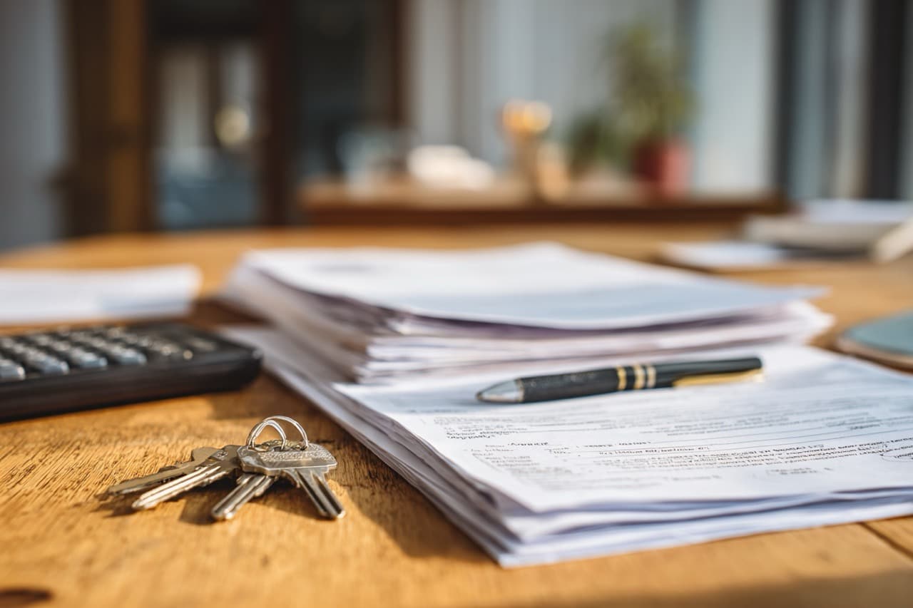 Home sale documents and negotiations for Salt Lake City Utah property