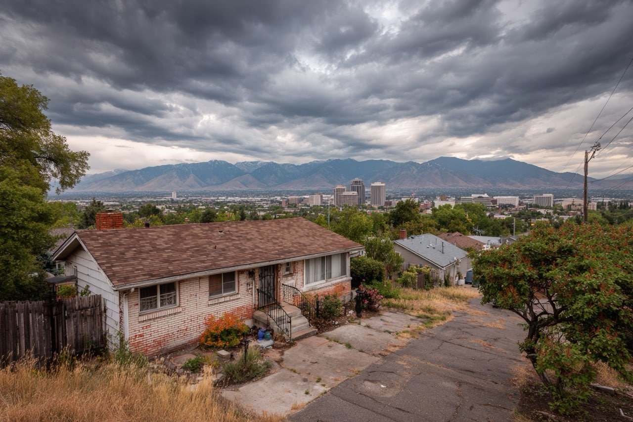Inherited property sale with downtown Salt Lake City Utah skyline